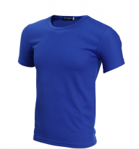 SKT001 Manufacture of solid color sports t-shirts Supply moisture wicking T-shirts Online ordering Sweatshirts 190G full polyester pinhole cloth Sweatshirt manufacturer T-shirt price t-shirt design Price t shirt offer t-shirt wholesale price detail view-3